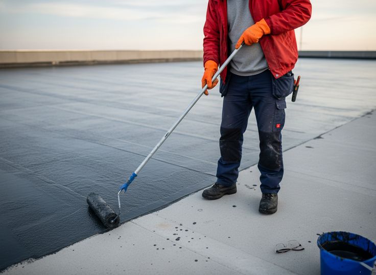 Modern building protected by advanced structural waterproofing